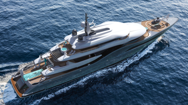 Quantum, Nova jahta brenda Turquoise Yacht dužine 77 m inspirisana dizajnom Kena Freivokha | La vie de luxe, arhitektura, magazin